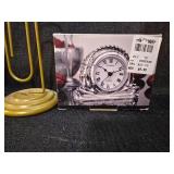 Decorative Silver-Tone Quartz Clock by Godinger