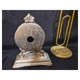 Decorative Silver-Tone Quartz Clock by Godinger