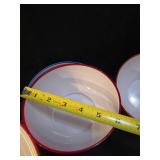 Colorful Melamine plate and Bowl Set with Storage Container