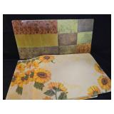 Multiple decorative place mat sets
