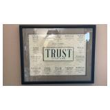 Trust in the Lord Religious Wall Art - Retail: $375