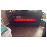 Modern Electric Fireplace TV Stand with LED Flames - Retail: $1700