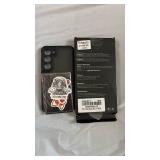 Black Phone Case with Mad Comics Space Design Sticker for Galaxy S23- Retail: $15