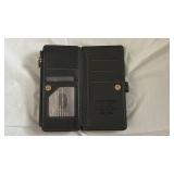 Premium Leather Phone Wallet Case with Zipper - Retail: $35