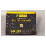 24K Gold Under Eye Patches Dark Circle Treatment - 15 Pairs - Retail: $18