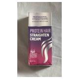 Professional Protein Hair Straightening Cream 2oz - Retail: $12