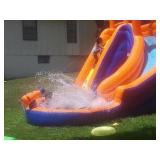 Inflatable Water Slide with Splash Pool with Air Pump  - Retail: $150