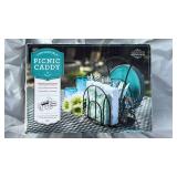 Convertible Picnic Caddy 3-Piece Set - Retail: $35