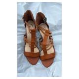 Jessica Simpson Brown Leather Gladiator Sandals Size 10- Retail: $35