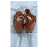 Jessica Simpson Brown Leather Gladiator Sandals Size 10- Retail: $35