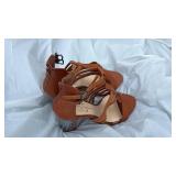 Jessica Simpson Brown Leather Gladiator Sandals Size 10- Retail: $35