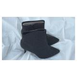 Black Studded Pointed Toe Ankle Boots Size 11- Retail: $79