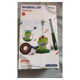 Kids Baseball Training Set with Frog Pitcher - Retail: $15