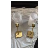 Modern Brass Wall Sconce Set - Retail: $85