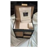 Luxury Black Jewelry Box with Gold Hardware - Retail: $175