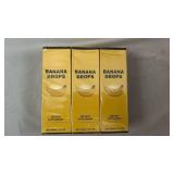 Banana Drops Dietary Supplement - Set of 3 Boxes - Retail: $45