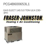 Fraser-Johnston PCG4 packaged gas/electric unit. This is an all-in one, compact solution for heating and cooling. PCG4B600653L1 Gas Elect 14S 5.0 TON ULN 230-3PH
