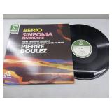 Berio: Sinfonia & EindrÃ¼cke - Pierre Boulez Vinyl LP
