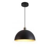 Vintage black and gold Pendant Light 13.7