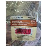 Gate House 6.5\" Zinc Plated Hinged Safety Hasp