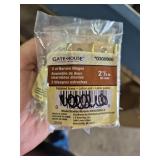 Gate House 2.5-inch Polished Brass Narrow Hinges
