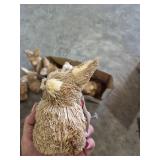 Bullseye Playground Easter 2023 Small Sisal Straw Bunny Figurine