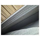 Safco Aberdeen 10ft Conference Table Contemporary Laminate Gray Steel Ideal for Modern Business and Meeting Rooms