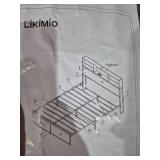 LIKIMIO Bookshelf Bed Frame