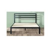ZINUS Mia Metal Platform Bed Frame with Headboard, Wood Slat Support, No Box Spring Needed, Easy Assembly, Full