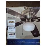 Ceiling Fan Light Kit with 3 Interchangeable Finishes