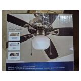 Ceiling Fan Light Kit with 3 Interchangeable Finishes