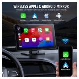APPEARS NEW - NEW Portable Wireless Carplay Dashcam Screen