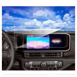 APPEARS NEW - NEW -XXCIWP 2025 Jeep Wrangler Screen Protector for 2024 2025 2026 Jeep Wrangler JL Gladiator 4xe Sport Rubicon Sahara Willys Sport S 12.3Inch 2024 Wrangler Gladiator Accessories Tempere