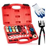 APPEARS NEW - NEW - Gedlex Master Quick Disconnect Tool Set Fuel Line Disconnect Tool Kit with Fuel Line Removal Pliers for AC Fuel Line Transmission Systems,Red