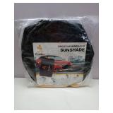 FACTORY SEALED - EcoNour Truck Windshield Sun Shade with Storage Pouch | Reflective 240T Material Sun Shield for UV & Heat Protection | Foldable Windshield Cover | Must-Have Truck Accessories | X-Larg