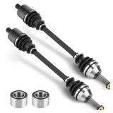 Chabushi Front CV Axle with Wheel Bearing Set for Polaris Ranger 500 2018-2022, Ranger 570 Midsize/Crew 2015-2021, Ranger ETX 2015-2017, Ranger EV 2015-2022, 2 CV Axle Shaft Replace 1333238, 1333742