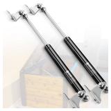APPEARS NEW - 20Inch 45Lbs 200N Gas Strut Spring Shock Lift Kit for RV Queen Bed Door Outdoor Storage Bin Heavy Duty Murphy Truck Bed Canopy Cover Basement Door Floor Boat Hatch Trash Box Lid 2pcs by 