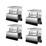 APPEARS NEW - Roof Rack Mount Kits,Roof Mount Kit,304 Stainless Steel Van Roof Rack,Van Roof Rack Brackets for ProMaster, Boxer, Jumper, Ducato (4)