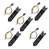 HiLetgo 5pcs Capacitive Soil Moisture Sensor Module Wide Voltage 3.3~5.5V with Cable Wire for Arduino (5 Pack)See Photos