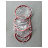 APPEARS NEW - for 2016-2023 Tacoma A/C Vent Ring Outer Cover Air Conditioning Outlet Trim Decoration Toyota Tacoma Accessories 4 Piece Kit, Red