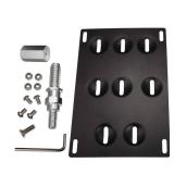 APPEARS NEW - runmade Front Bumper Tow Hook Adapater License Plate Mounting Bracket Holder Compatible with BMW E39 E46 E90 E91 E92 E93 E70 E71 F10 F30