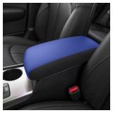APPEARS NEW - NEW- YOFAMO Center Console Cover for Kia Optima 2016 2017 2018 2019 2020 Accessories Armrest Cover Waterproof Anti-Scratch Leather Protector Pad Interior Accessories(Blue + Black)
