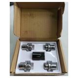 APPEARS NEW - KGGMGUG Wheel Locks Anti Theft Locking Lug Nuts Set M12 X 1.5 Fits for Toyota Prius Camry Tacoma Corolla RAV4 IS350 ES350 RX350 GS350 2001-2022 Replaces#00276-00900,0027600900