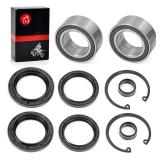 APPEARS NEW - Front Wheel Bearings & Seals Circlip Dust Seal Compatible with Honda Fourtrax 300 TRX300FW 4x4 1988 1990-2000