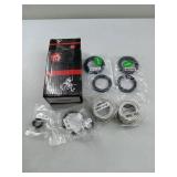 APPEARS NEW - Front Wheel Bearings & Seals Circlip Dust Seal Compatible with Honda Fourtrax 300 TRX300FW 4x4 1988 1990-2000