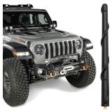APPEARS NEW - BASIKER Antenna for Jeep Wrangler Gladiator JL JK JT Rubicon Sahara 2007-2025, Short Jeep Wrangler Unlimited Sport 4xe Willys Mojave Antenna Replacement, 7 Inch Jeep Wrangler Gladiator A