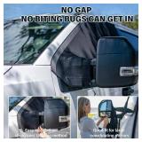 Large SUVs Compact Vans Front Window Screens for Camping Front Window Sun Shade Driver Side Window Bug Screen No Biting Bugs