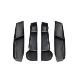 Shademax Car Door Organizer Tray for Tesla Model Y 2021-2024 (Not for Model Y Juniper) Door Side Storage Box Insert for Tesla Model Y Accessories 2024 - TPE Material, Black, 2 Pieces