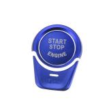X AUTOHAUX Engine Start Stop Button Cover Kit Push Start Button Trim Sticker for BMW 2 3 3GT 4 5 6 7 X1 X2 X3 X4 X5 X6 X6M M2 M3 M4 M5 Aluminum Alloy Blue