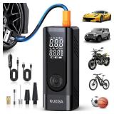 APPEARS NEW - Tire Inflator Portable Air Compressor - 180PSI Air Compressor with Tire Pressure Gauge, 25000mAh & 3X Faster Portable Air Pump for Cars, Bikes & Motorcycle Tires, Balls, Car Accessories